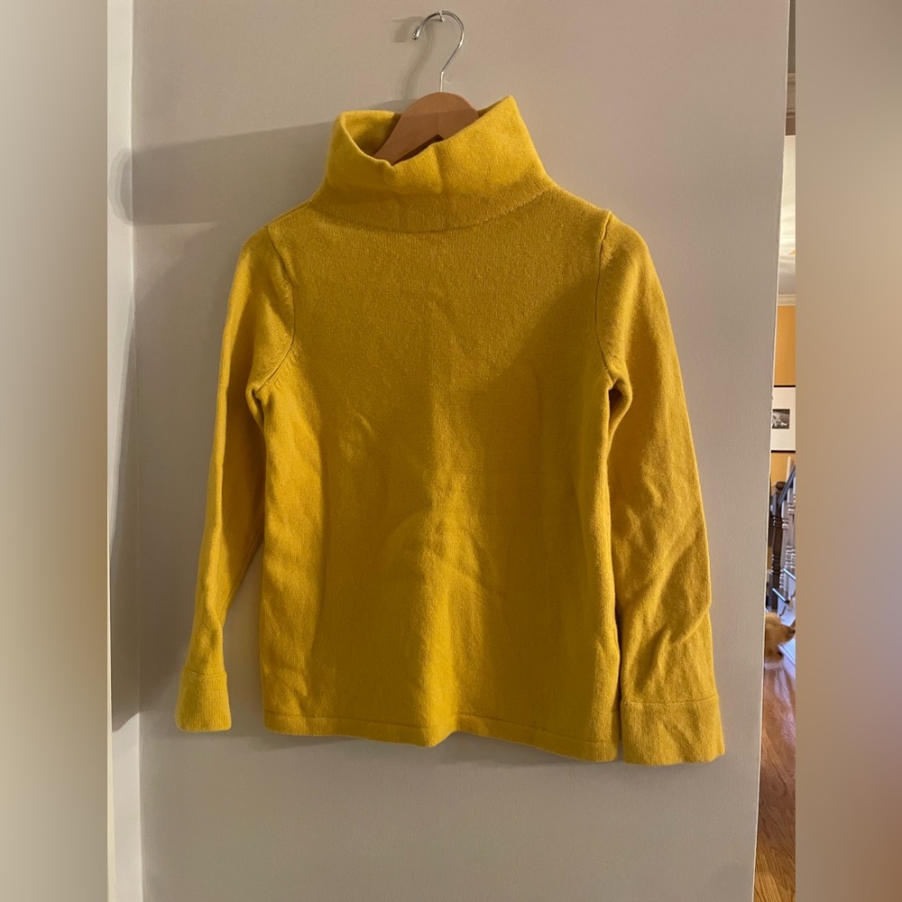 Boden Mustard Yellow Turtleneck Sweater